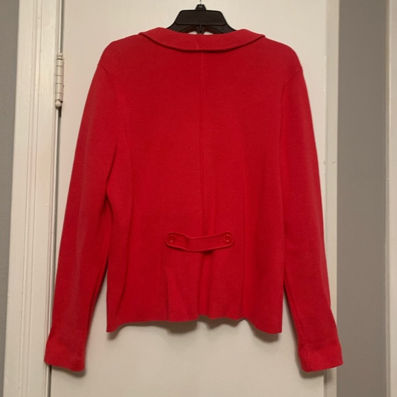 Talbots Women’s bright pink cardigan. Size large. EC-don’t think I ever wore! - Picture 2 of 7
